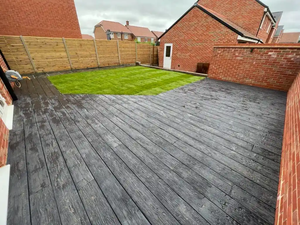 Garden decking